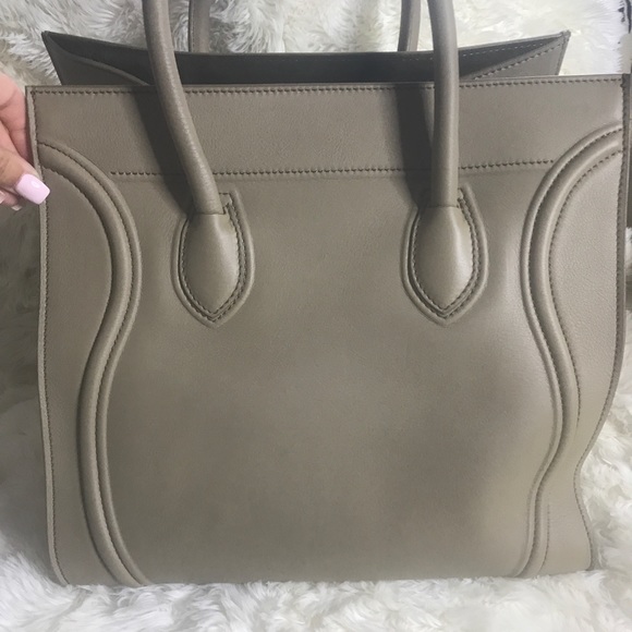 Authentic Celine Large Taupe Phantom Bag - Picture 4 of 8